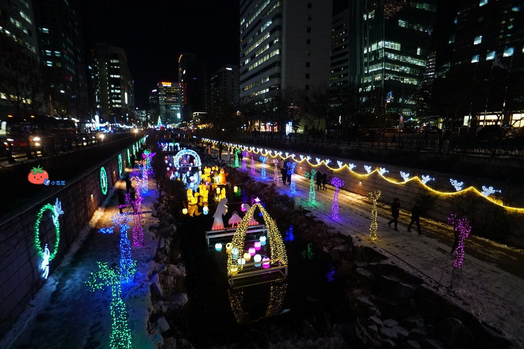 首爾自由行 清溪川聖誕季 明洞新世界百貨
