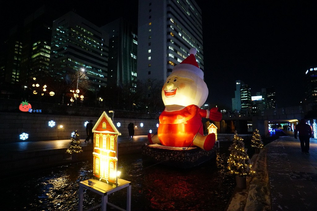 首爾自由行 清溪川聖誕季 明洞新世界百貨