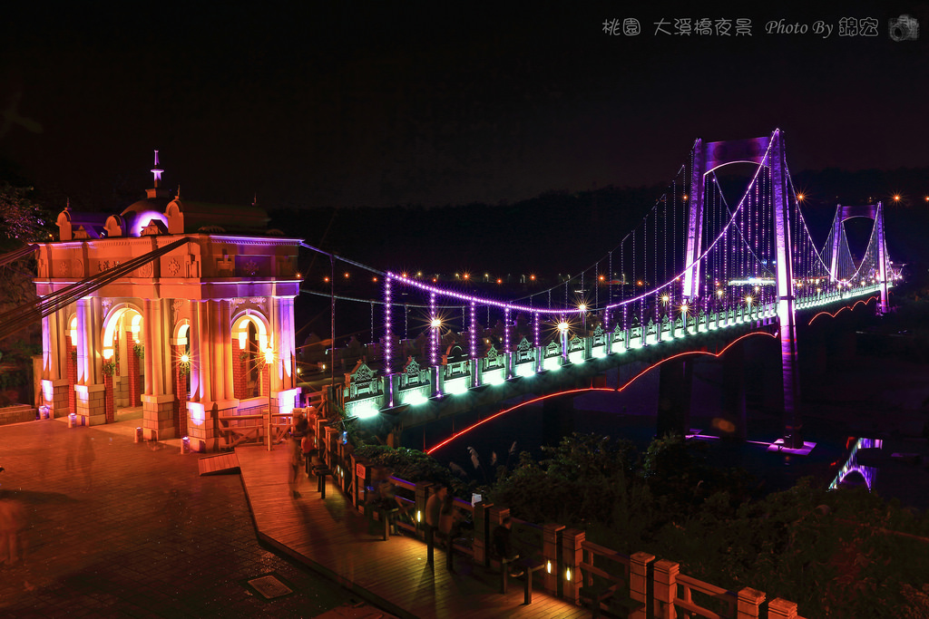 2016 桃園大溪橋夜景
