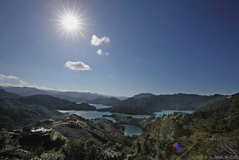 2014.11.22~逆光下的石碇千島湖太陽芒